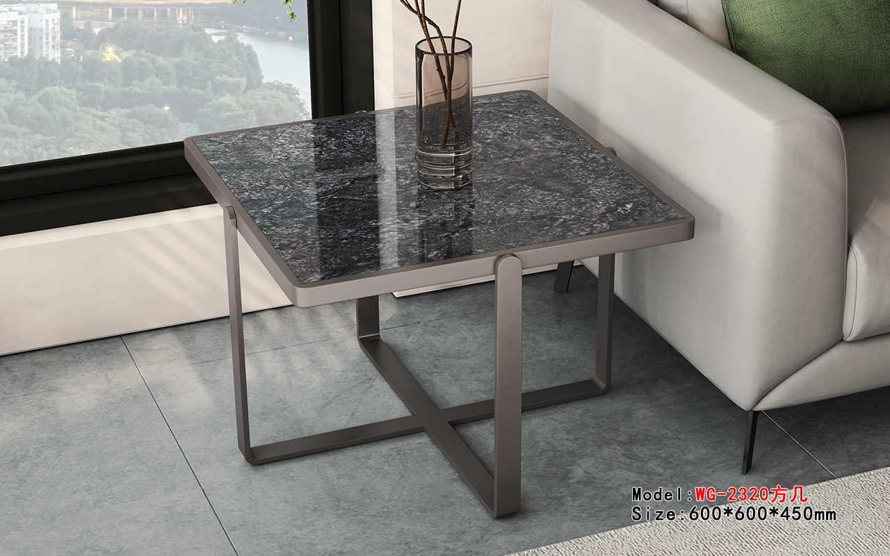 型号：WG-2320方几,尺寸：600*600*450