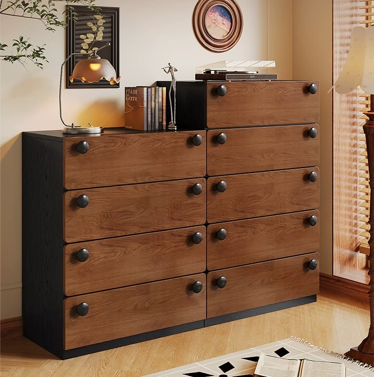 型号：双笙斗柜中古风斗柜，尺寸：60*40*85